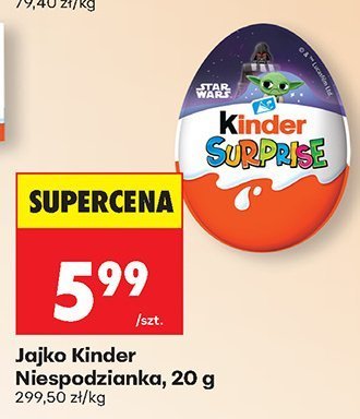 Jajko Kinder Niespodzianka, 20 g promocja w Biedronka