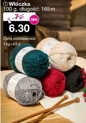 Włóczka 100g, długość: 165m promocja w Woolworth