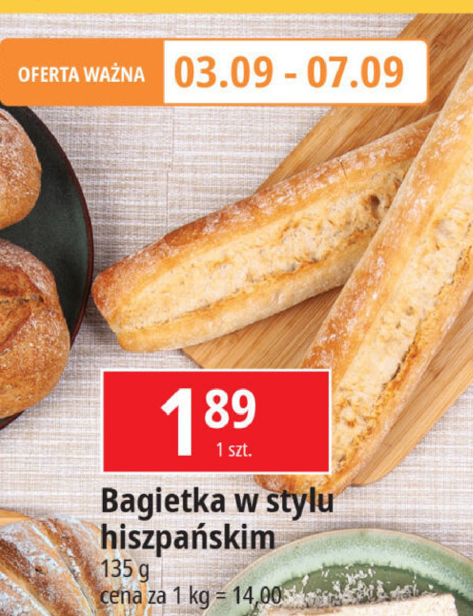 Bagietka w stylu hiszpańskim promocja