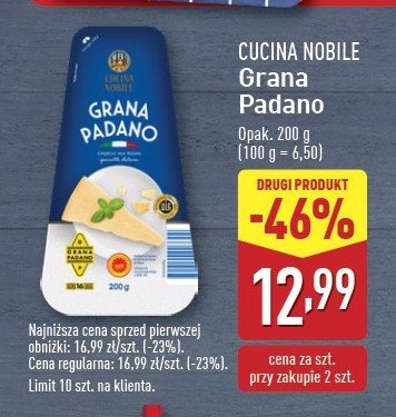 Ser grana padano Cucina nobile promocja