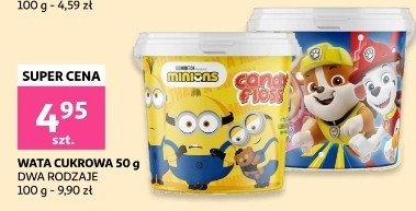 Wata cukrowa minionki Uno foods promocja