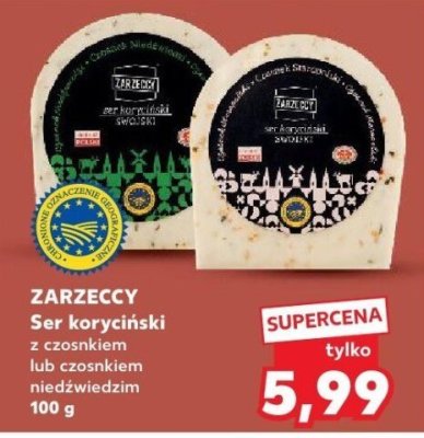 Ser koryciński z czosnkiem niedźwiedzim 100 g promocja w Kaufland