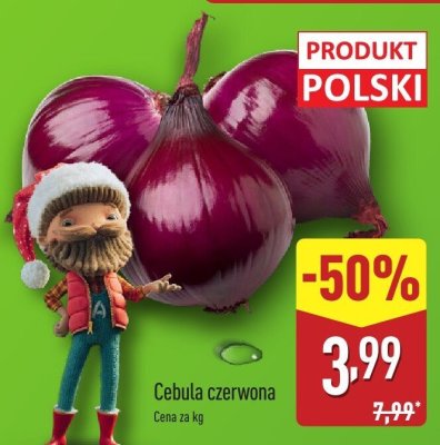 Cebula czerwona promocja w Aldi