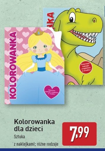 Kolorowanka księżniczki promocja