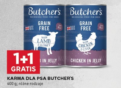 Karma dla psa Butcher's z kurczakiem w galarecie promocja w Stokrotka