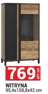 Witryna 95,4x158,8x42 cm promocja w Merkury Market