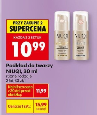 Podkład do twarzy NIUQI, 30 ml promocja w Biedronka