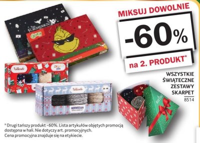 Wszystkie świąteczne zestawy skarpet promocja w Selgros