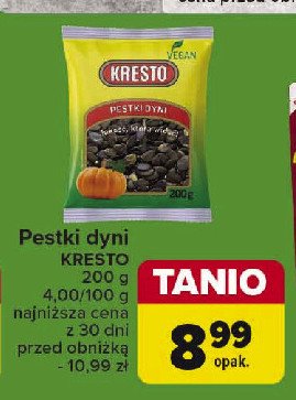 Pestki dyni Kresto promocja