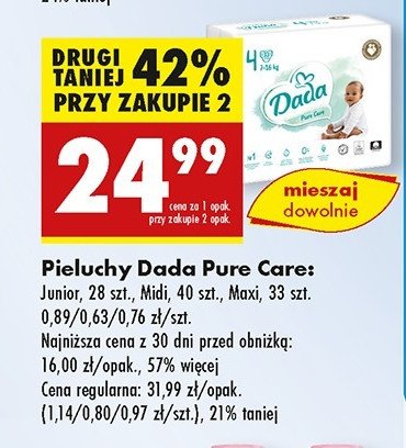 Pieluchy 5 junior Dada pure care promocja