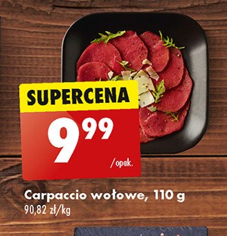 Carpaccio wołowe promocja w Biedronka