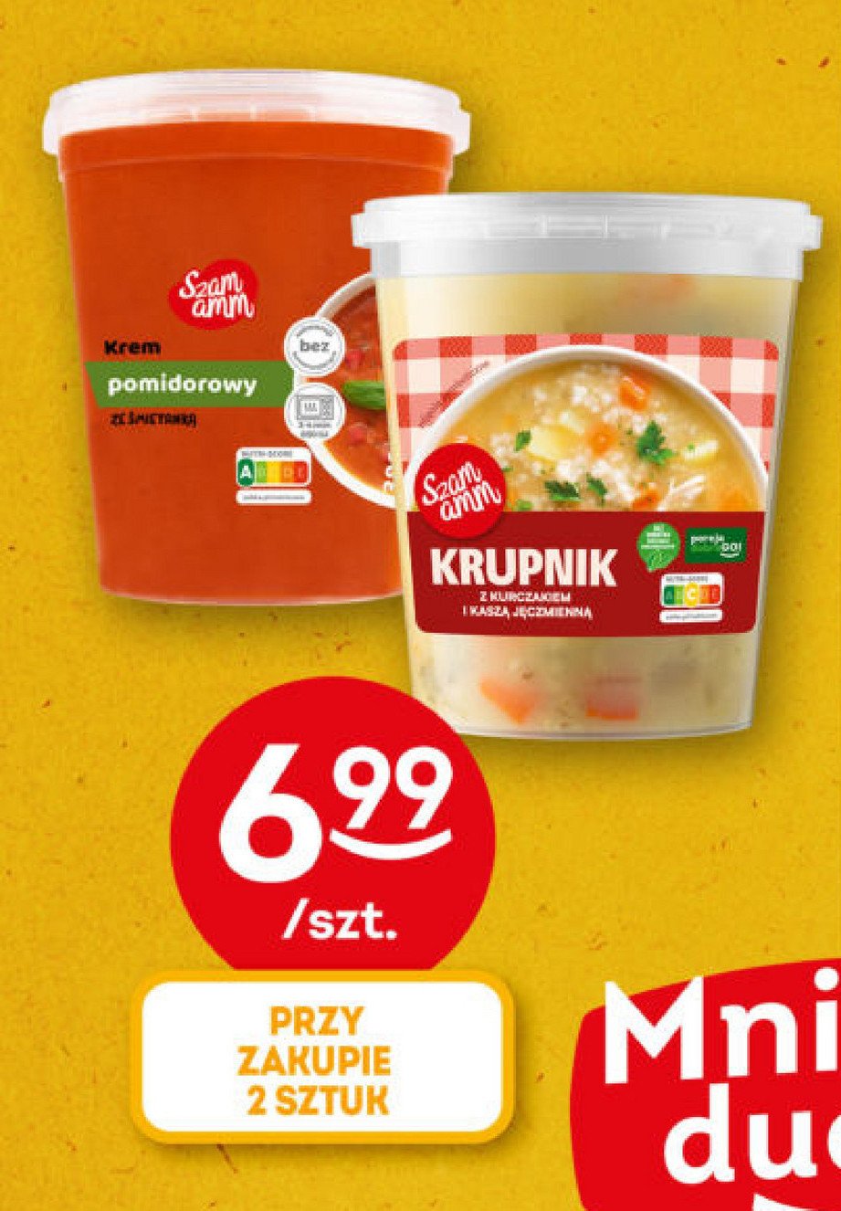 Zupa krem pomidorowy ze śmietanką Szamamm promocja w Żabka