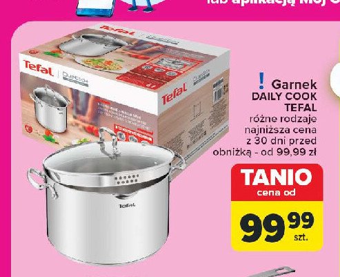 Garnek z pokrywą daily cook 20 cm 3 l Tefal promocja