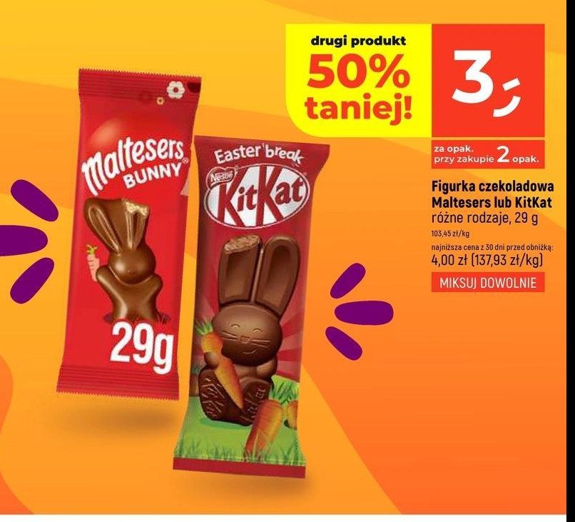 Zaj膮c czekoladowy MALTESERS MALTEASTER promocja