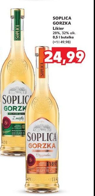 Likier 32 % Soplica gorzka promocja