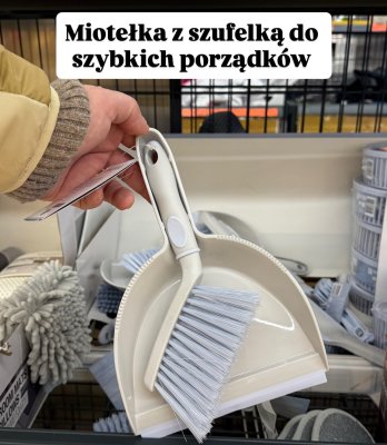 Miotełka z szufelką promocja w Biedronka