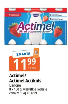 Jogurt Actimel/Actimel Actikids Danone promocja w Leclerc