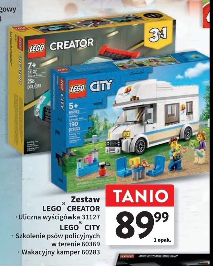 Klock 60283 Lego city promocja