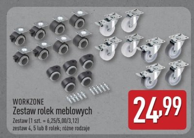 Zestaw rolek meblowych promocja w Aldi