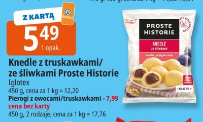 Knedle ze śliwkami  promocja w Leclerc