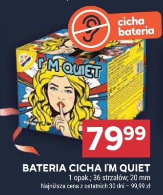 Bateria Cicha I'm Quiet promocja w Stokrotka