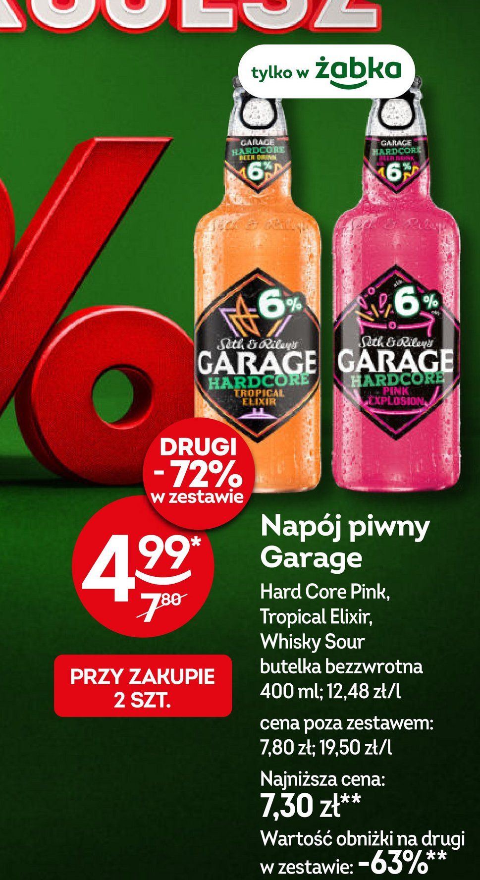 Piwo Garage hardcore pink explosion promocja