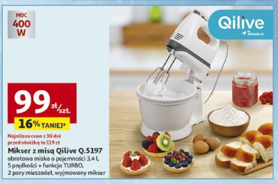 Mikser z misą Qilive Q.5197 promocja w Auchan