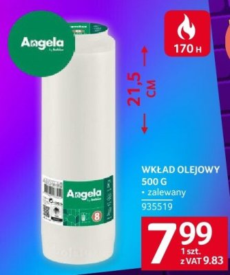 Wkład olejowy Angela 5WG 21 cm promocja w Selgros