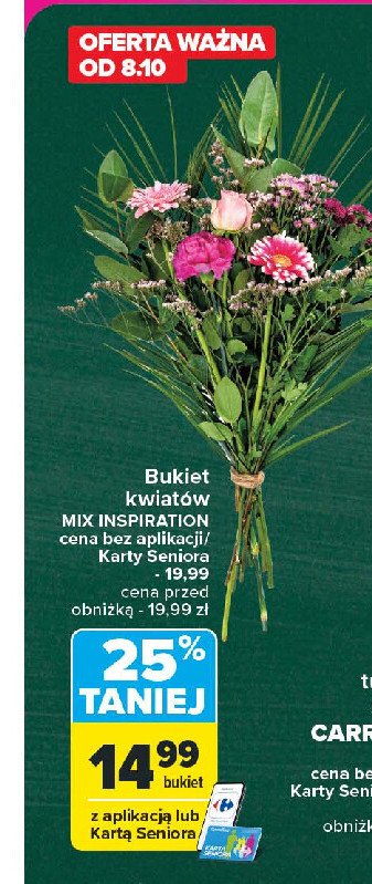 Bukiet kwiatów promocja