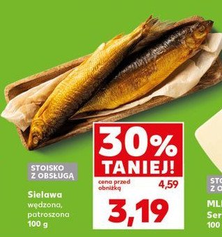 Sielawa patroszona wędzona promocja w Kaufland