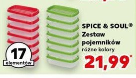 Zestaw pojemników Spice&soul promocja w Kaufland