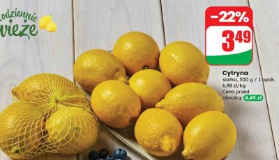 Cytryna siatka promocja w Dino