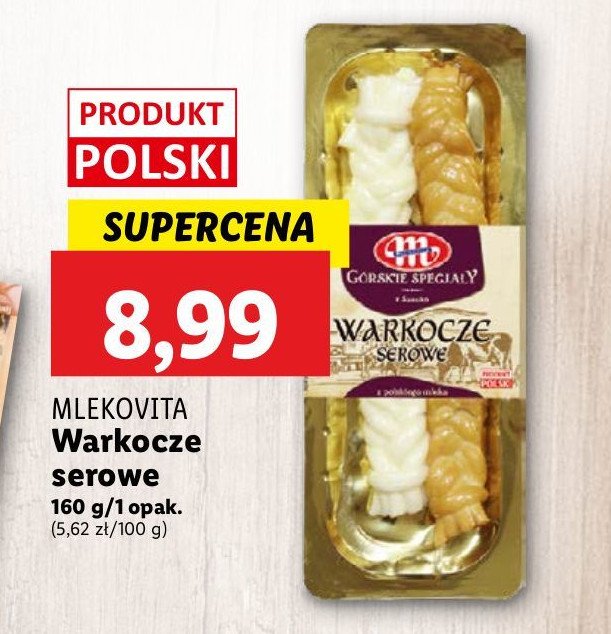 Warkocze serowe Mlekovita górskie specjały promocja