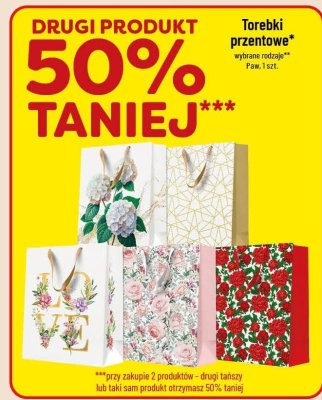 Torebki prezentowe promocja w POLOmarket