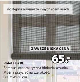 Roleta BYRE promocja w Jysk