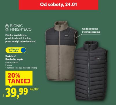 Kamizelka męska promocja w Lidl
