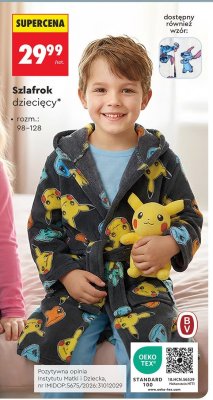 Szlafrok dziecięcy promocja w Biedronka