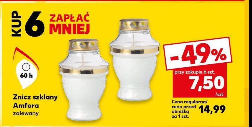 Znicz amfora promocja