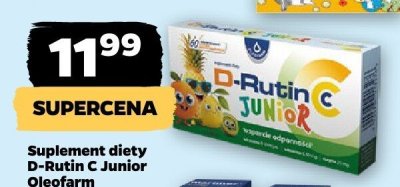 Suplement diety D-Rutin C Junior  promocja w Netto