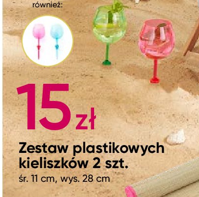 Kieliszki plastikowe 28 cm promocja