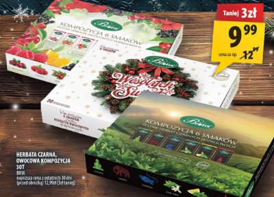 Herbata czarna, owocowa kompozycja 8pt Bifix promocja w Arhelan