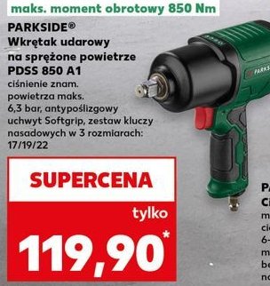 Wkrętak udarowy na sprężone powietrze Parkside promocja w Kaufland