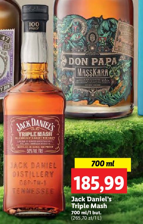 Whisky Jack daniel's triple mash promocja