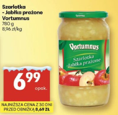 Szarlotka - Jabłka prażone Vortumnus 780 g promocja w Delikatesy Centrum