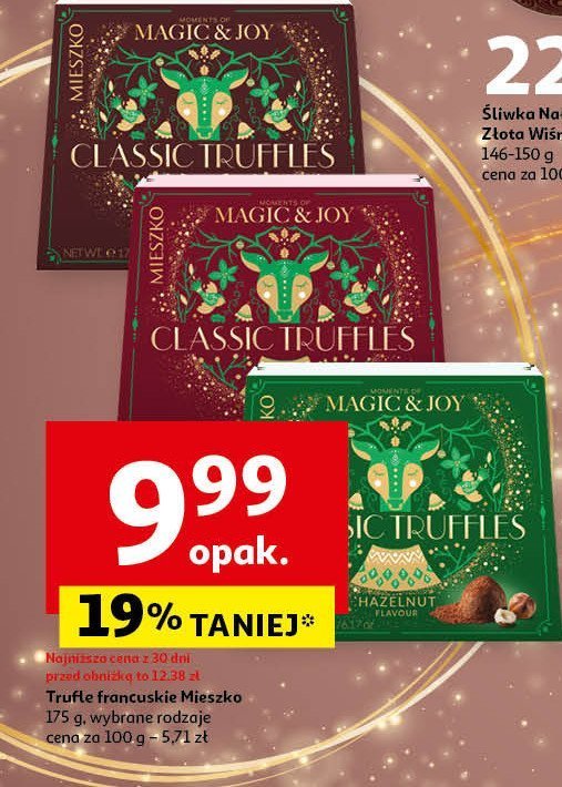 Trufle orzechowe Mieszko trufle promocja