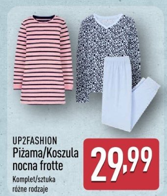Piżama UP2FASHION promocja w Aldi