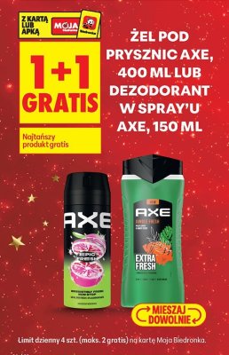 Dezodorant w spray'u Axe 150ml promocja w Biedronka