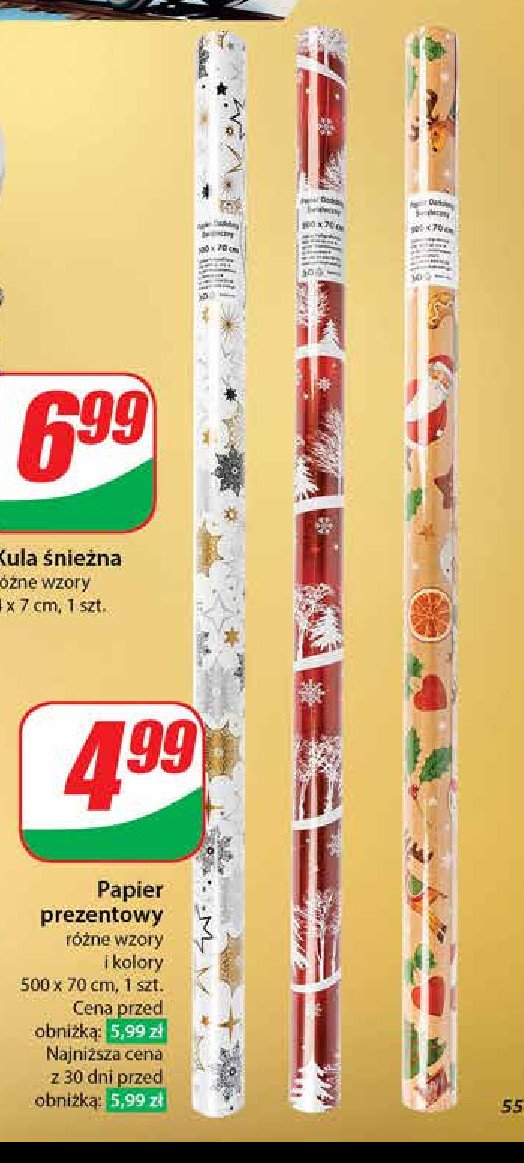 Papier prezentowy promocja