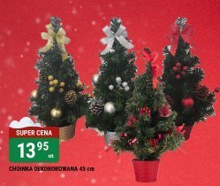 Choinka dekoracyjna 45 cm promocja w bi1