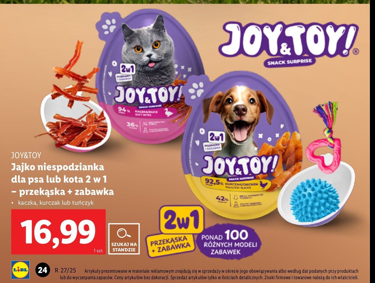 Jajko niespodzianka dla psa Joy&toy! promocja